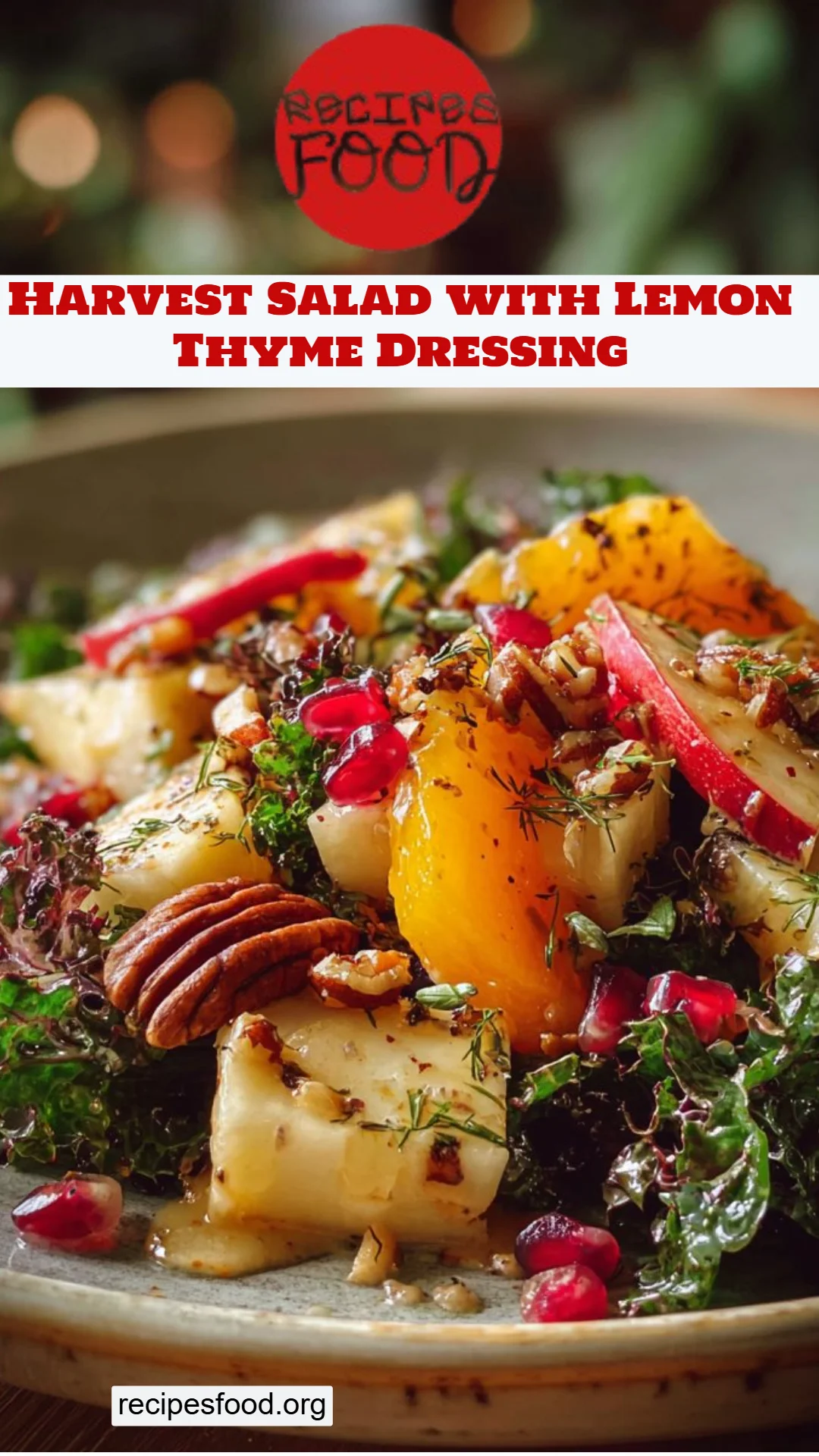 Harvest Salad with Lemon Thyme Dressing