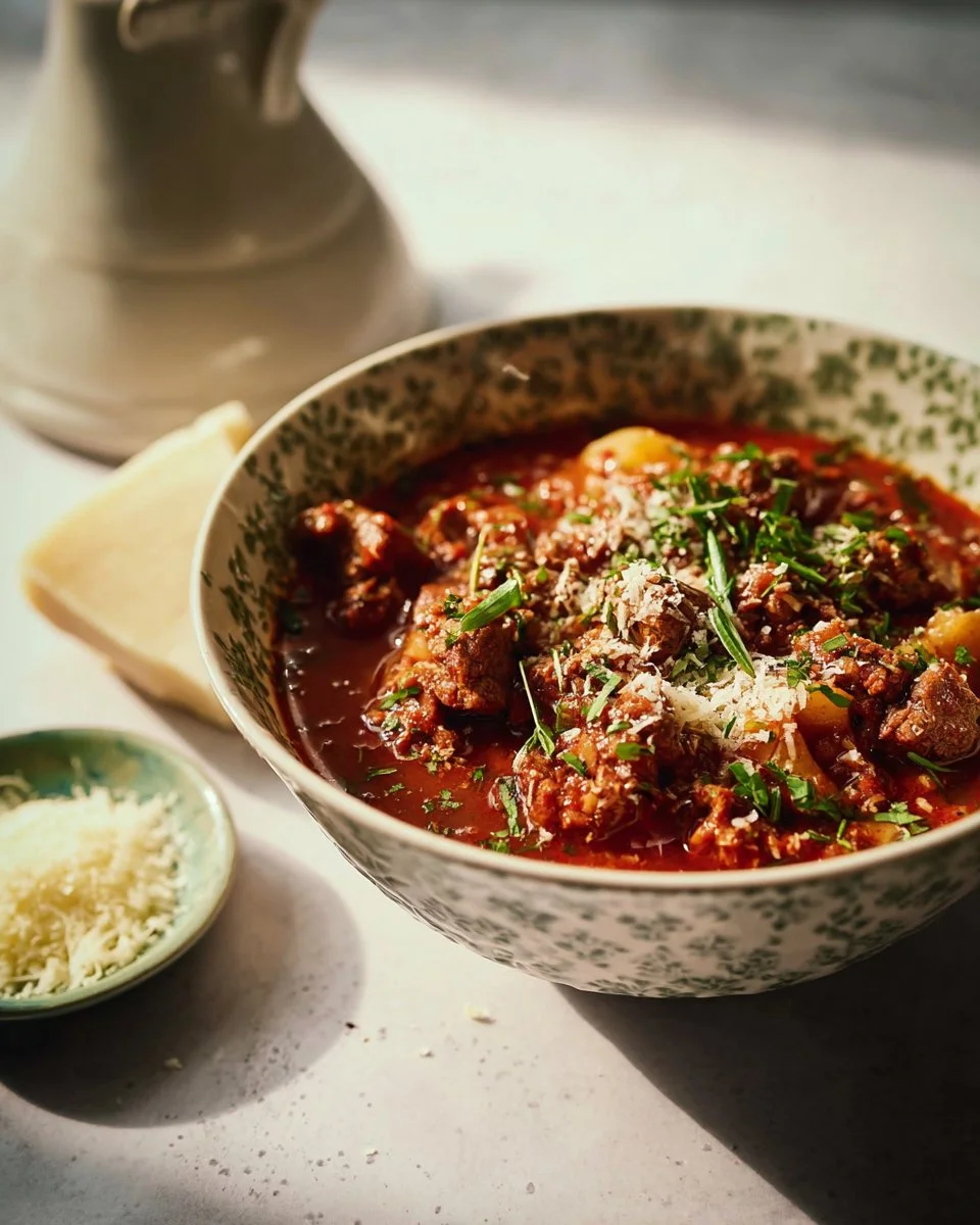 Healthy Slow Cooker Lasagna Soup