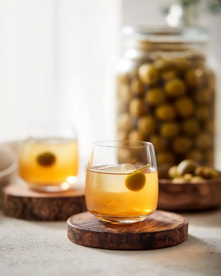 Homemade umeshu with fresh ume fruits in a glass jar