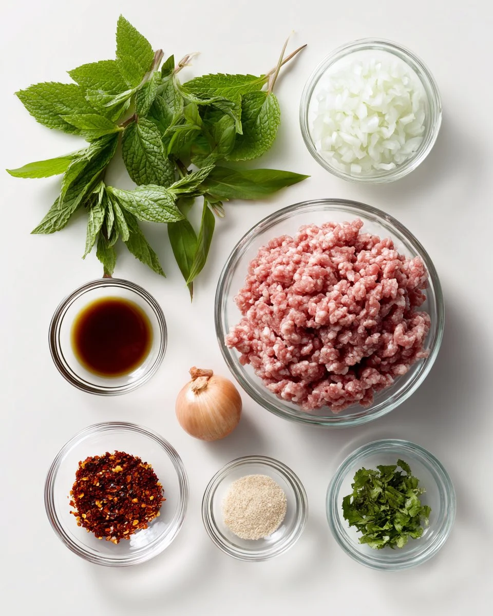 Laab Moo | Thai Isan-Style Ground Pork Salad