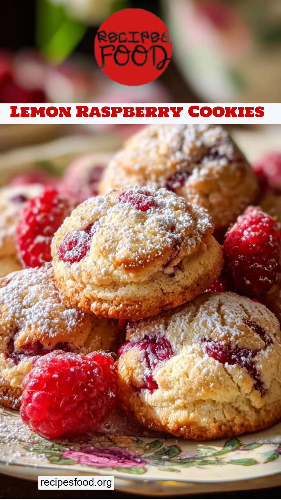 Lemon Raspberry Cookies