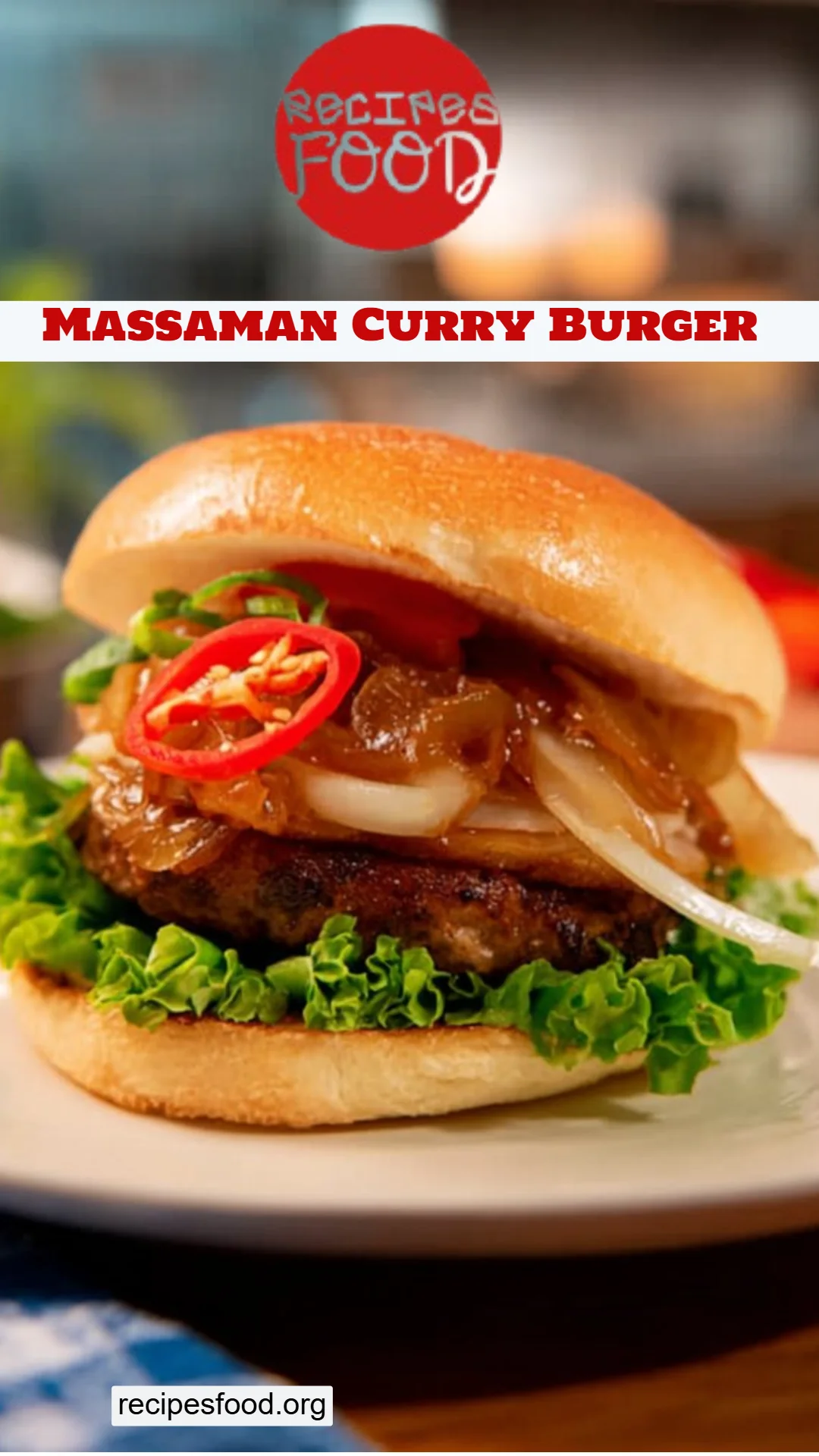 Massaman Curry Burger
