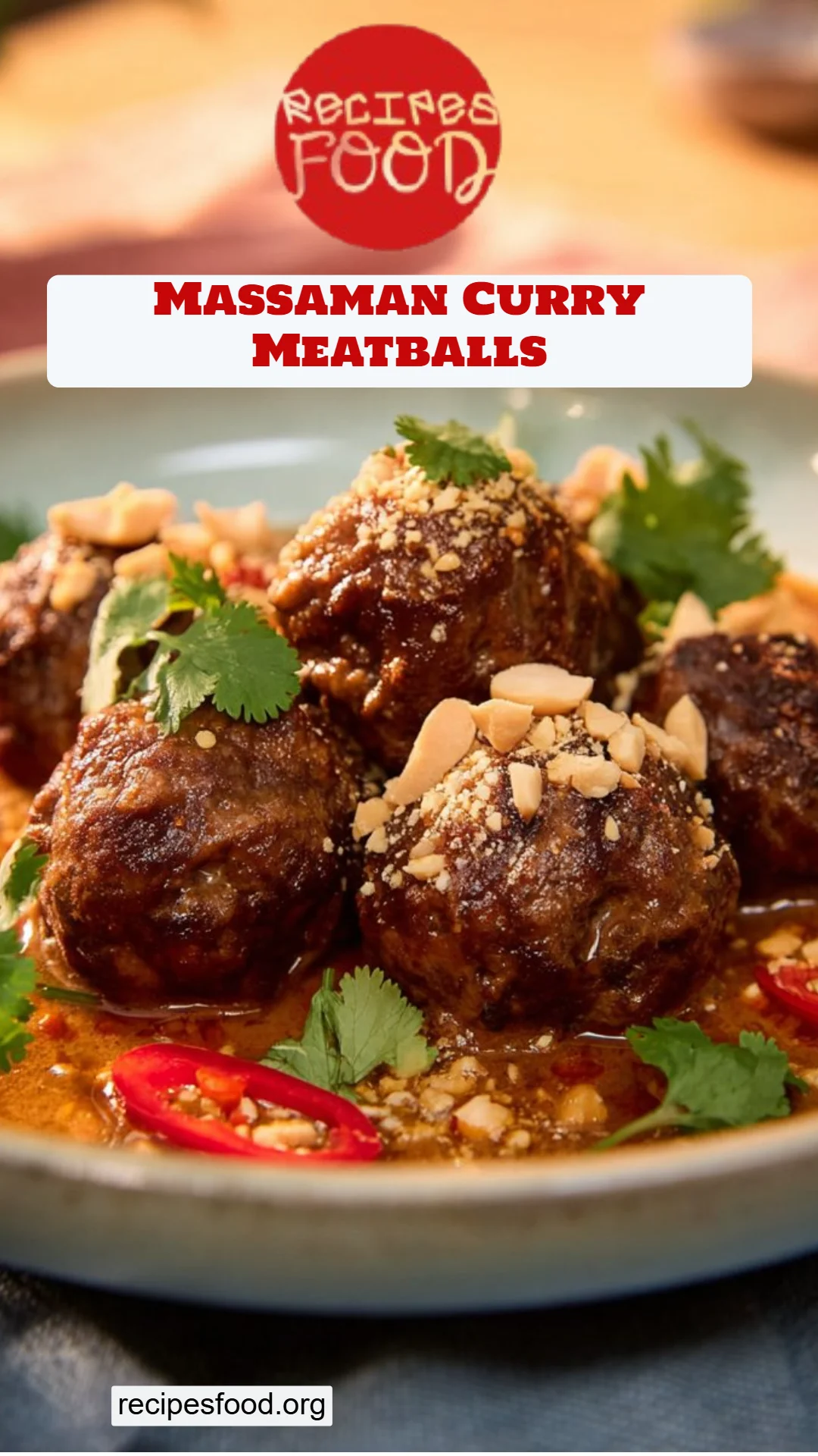 Massaman Curry Meatballs