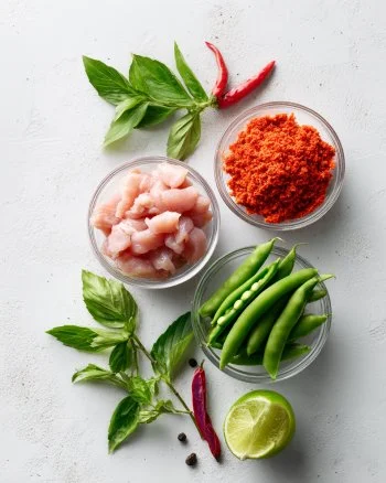 Red Curry Stir Fry with Chicken