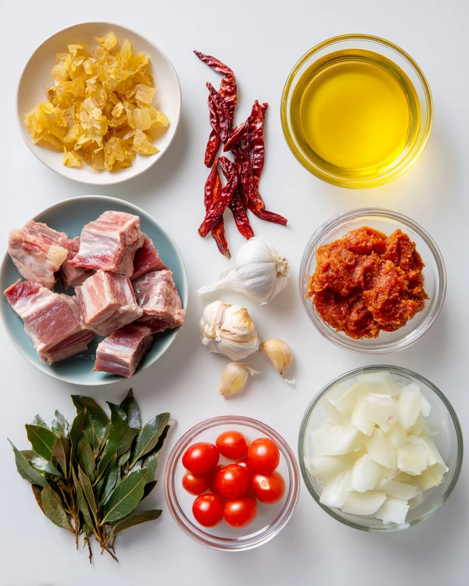 Ribs and Jackfruit Curry with Tomato