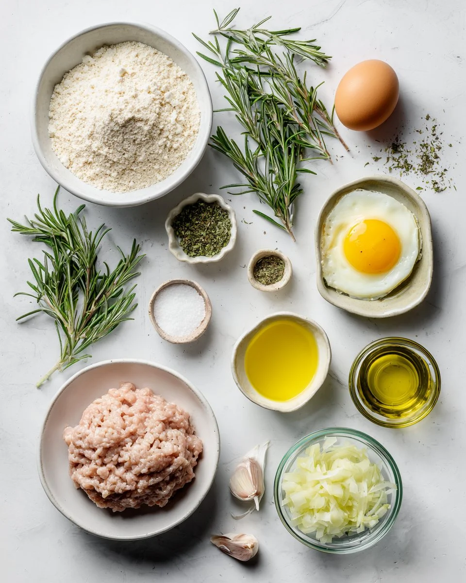 Rosemary Lemon Chicken Patties