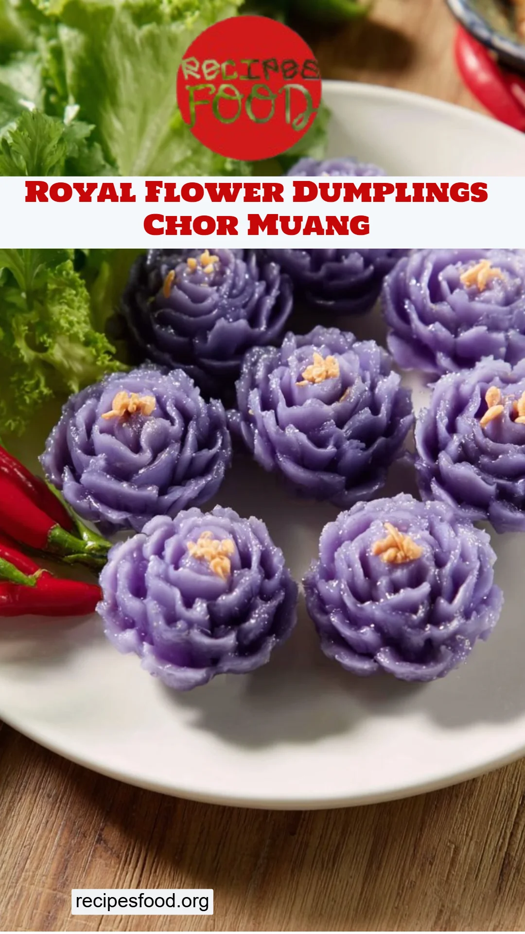 Royal Flower Dumplings Chor Muang