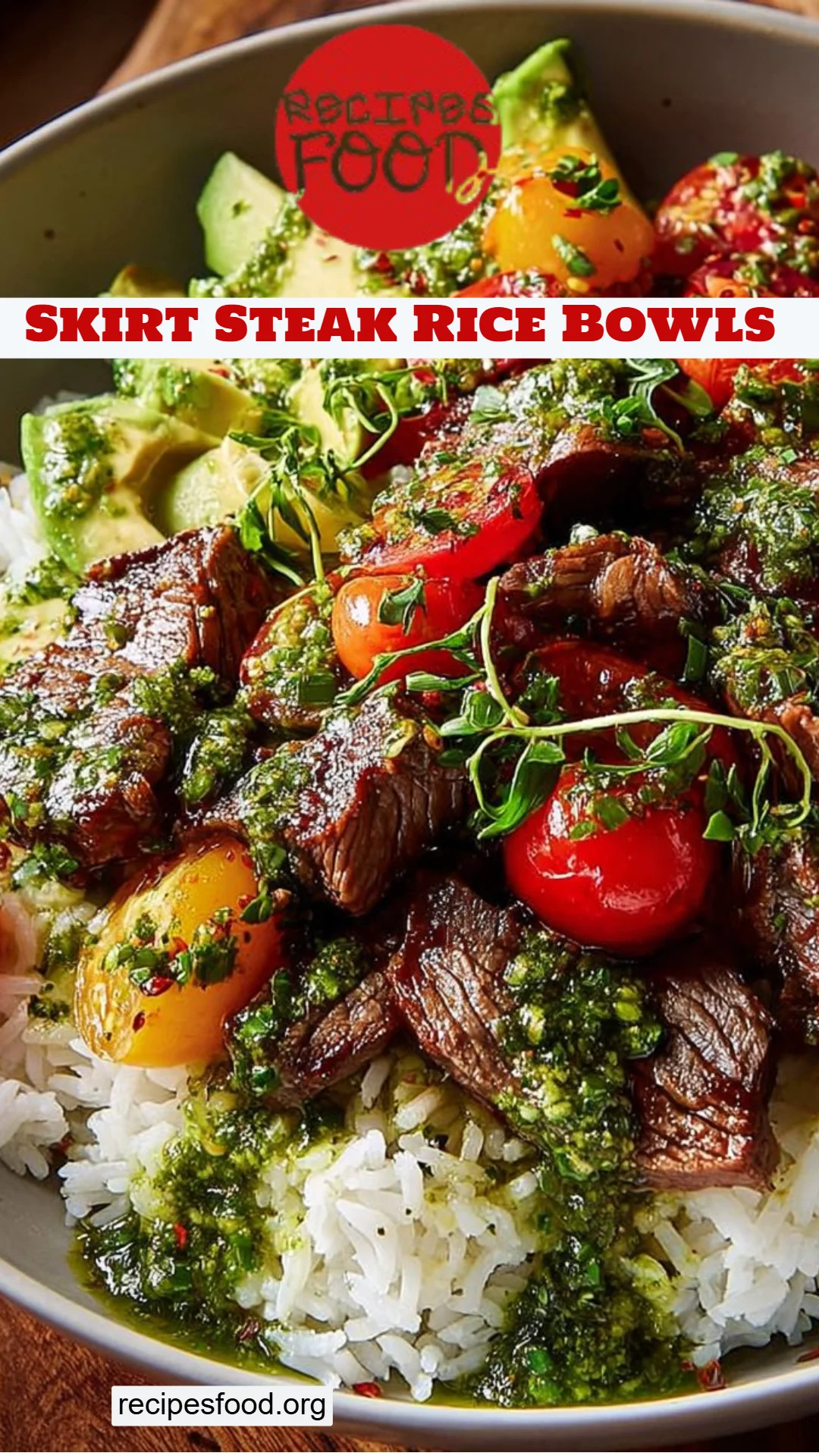 Skirt Steak Rice Bowls