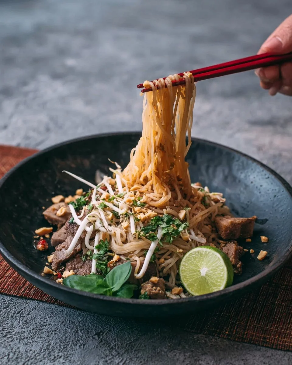 Soupless Tom Yum Noodles
