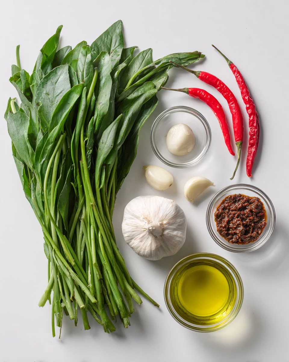 Stir-Fried Water Spinach Recipe