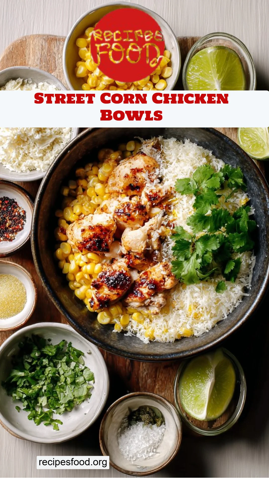 Street Corn Chicken Bowls
