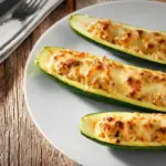 Delicious stuffed zucchini boats filled with savory ingredients