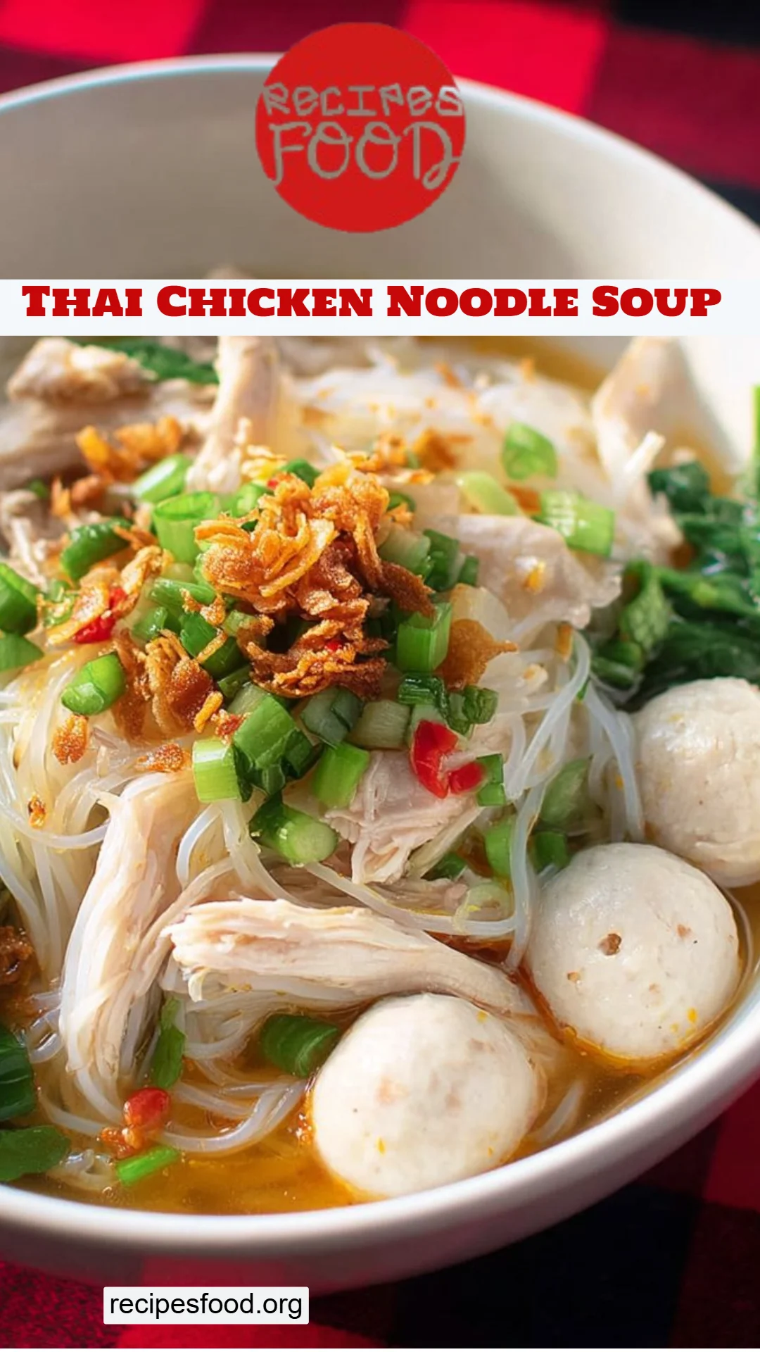 Thai Chicken Noodle Soup