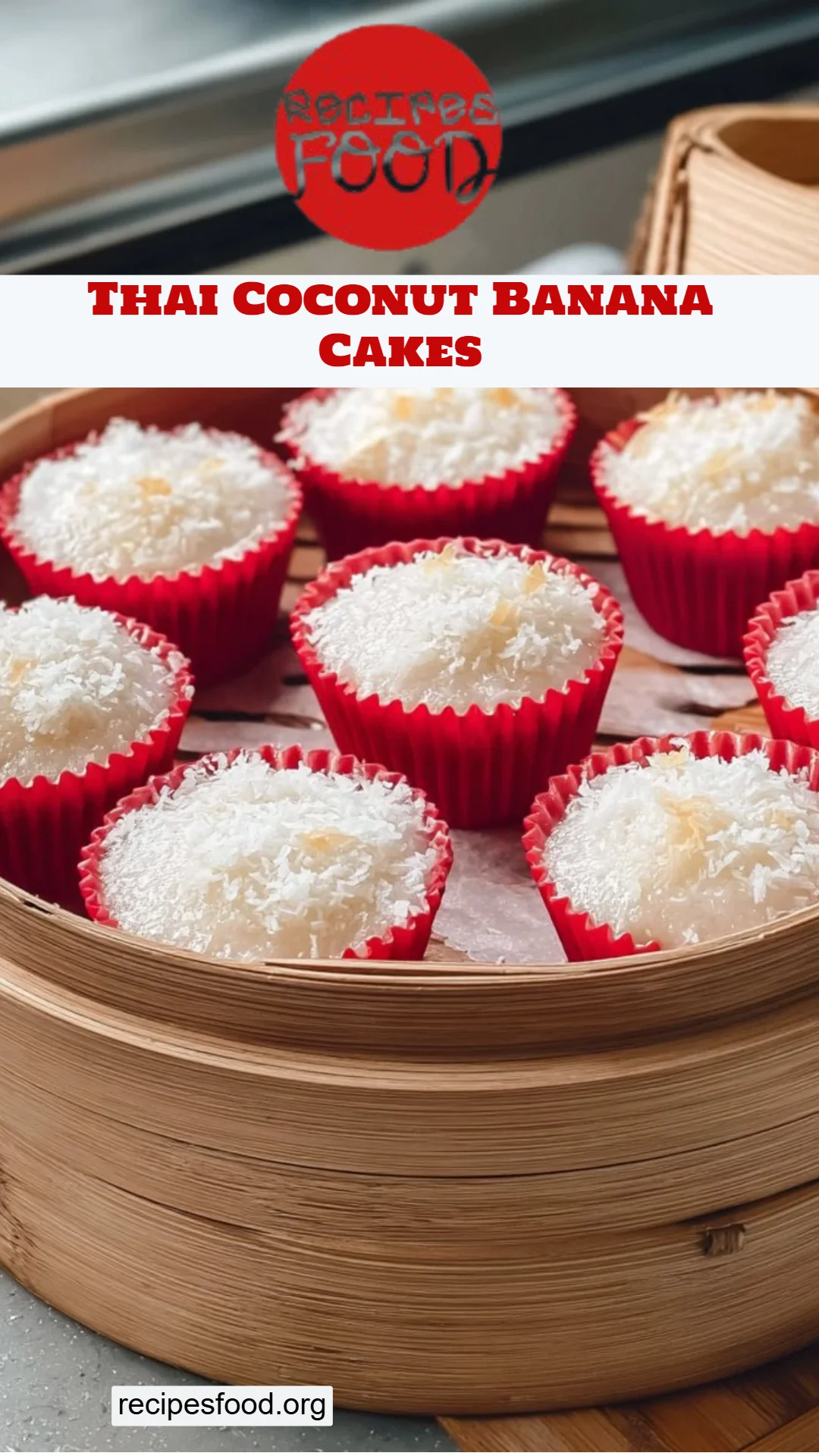 Thai Coconut Banana Cakes