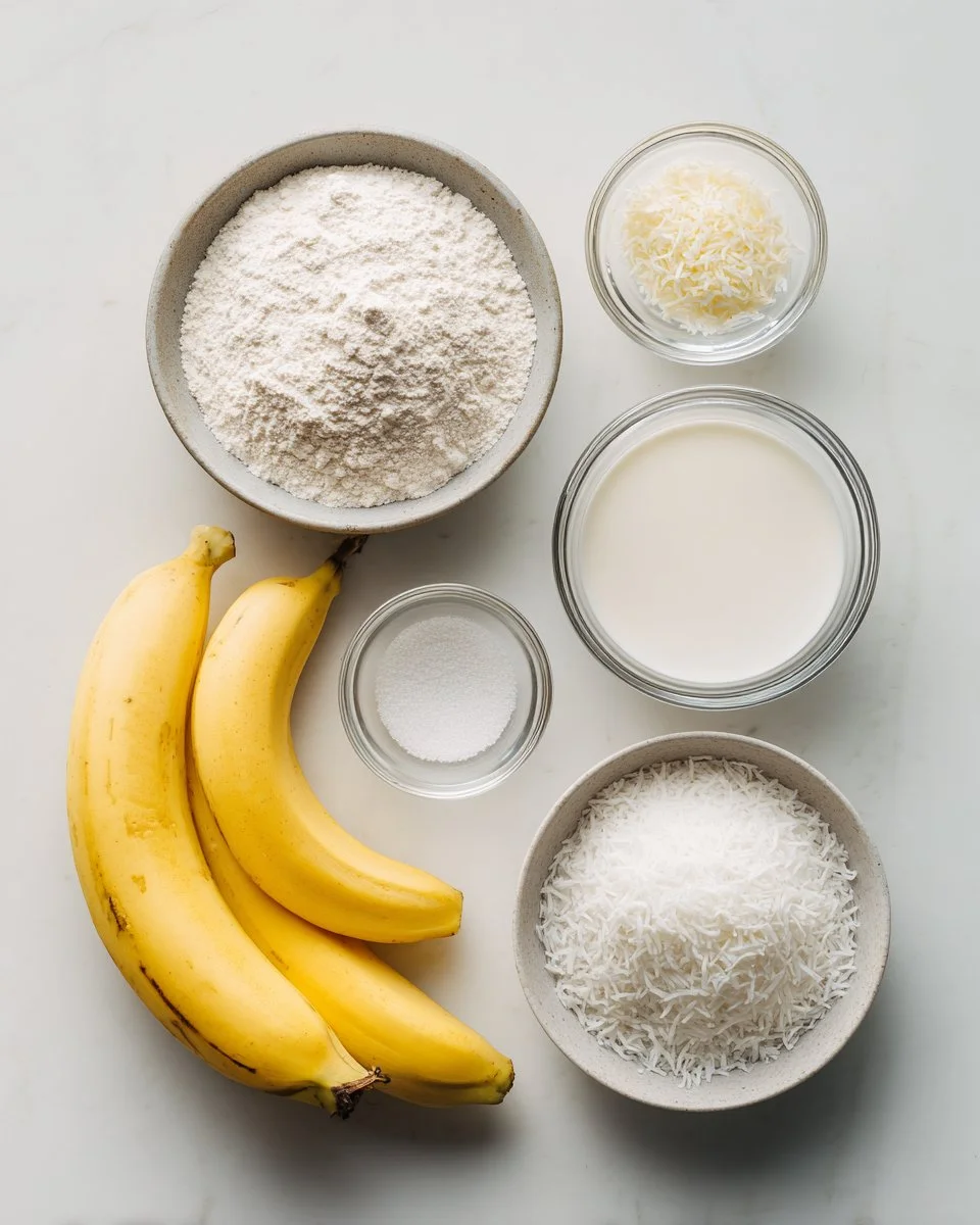 Thai Coconut Banana Cakes