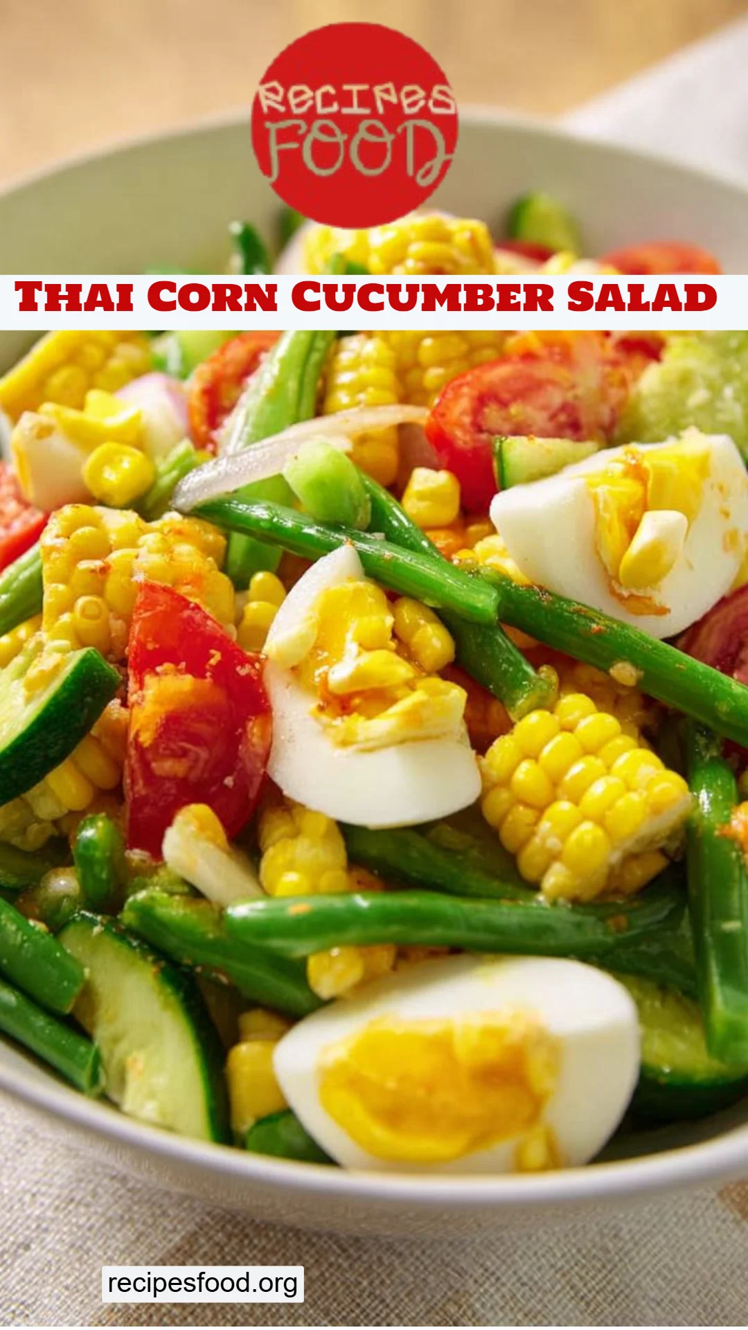 Thai Corn Cucumber Salad