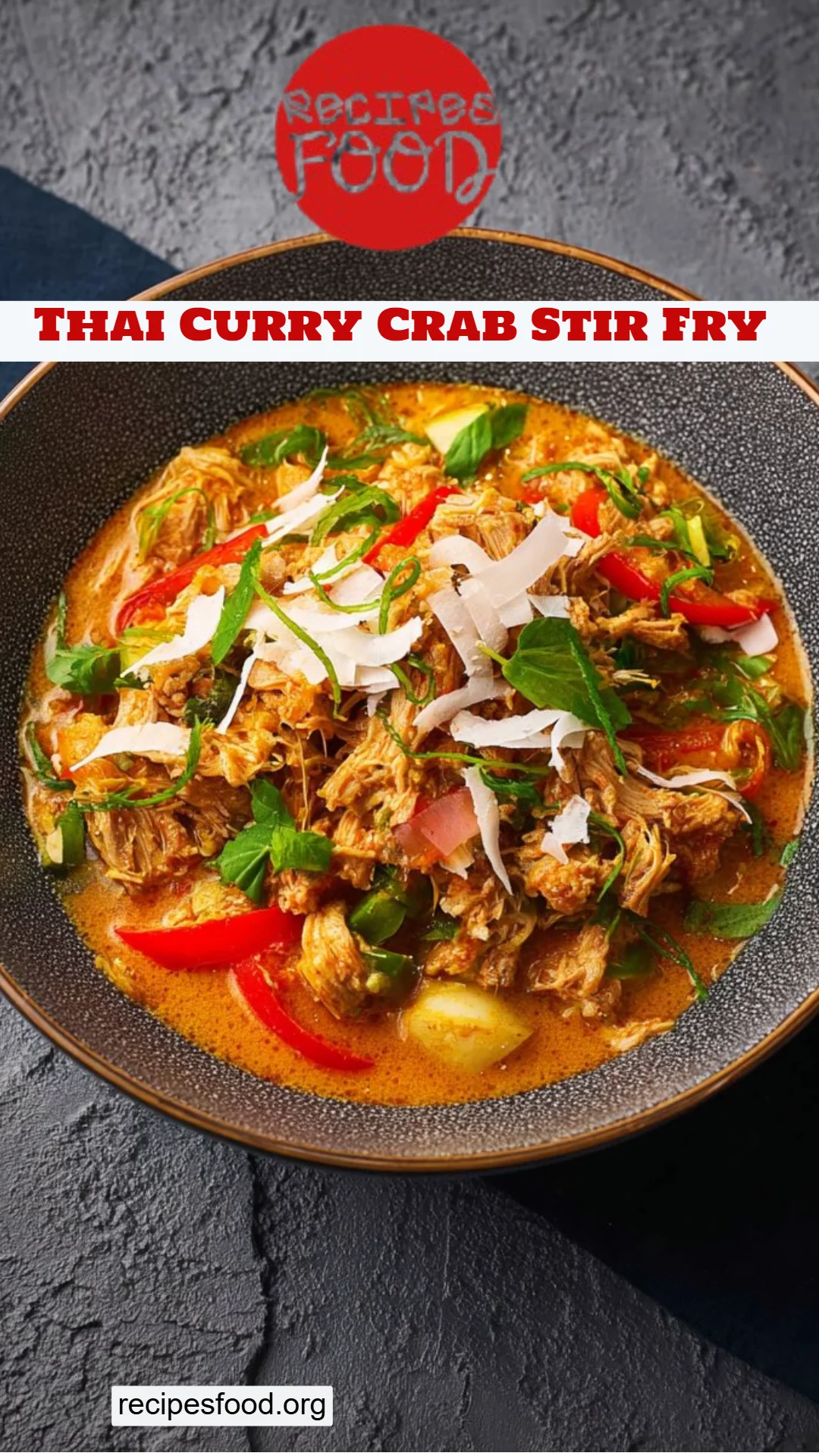 Thai Curry Crab Stir Fry