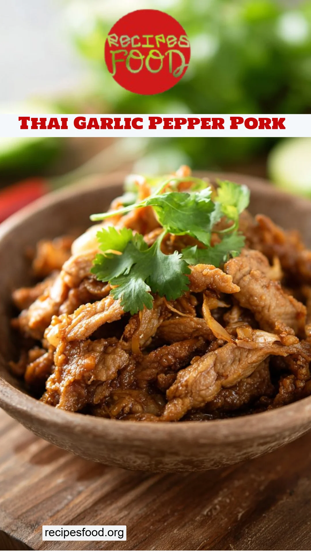 Thai Garlic Pepper Pork