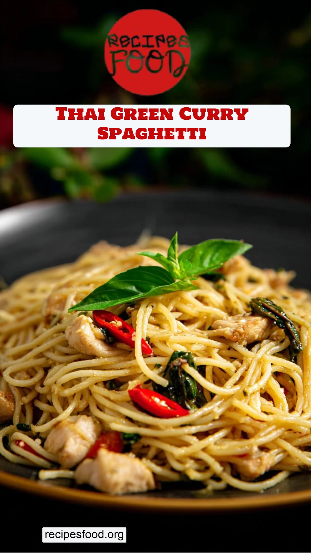 Thai Green Curry Spaghetti
