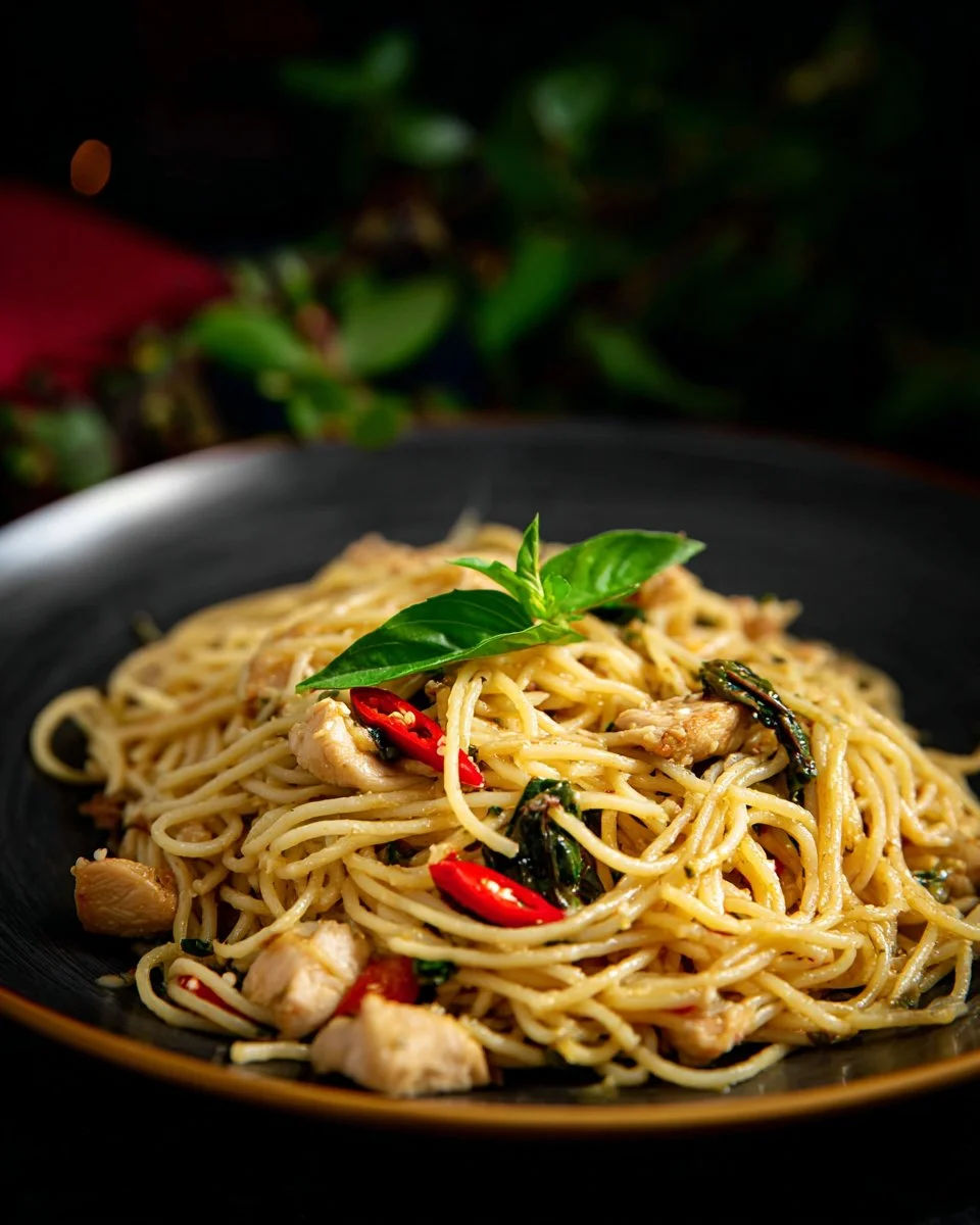 Thai Green Curry Spaghetti