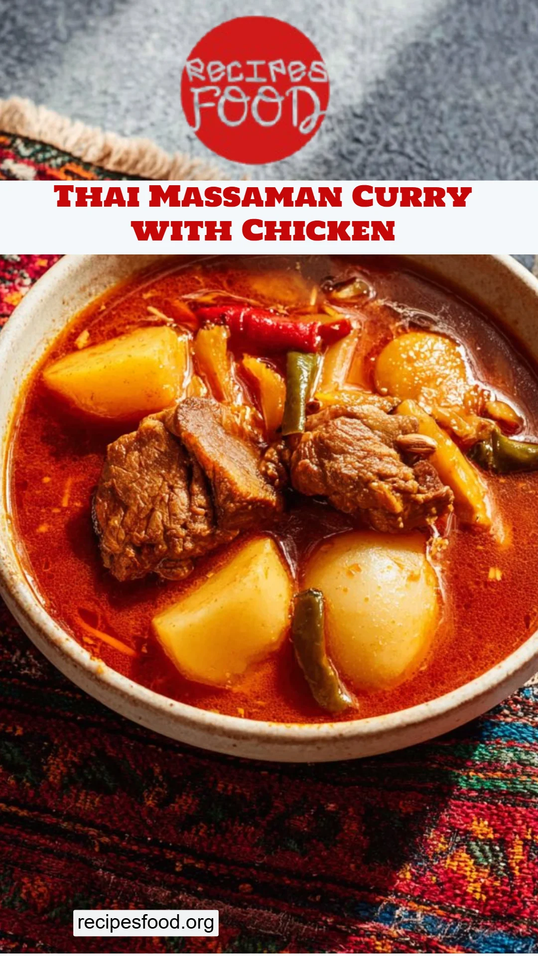 Thai Massaman Curry with Chicken