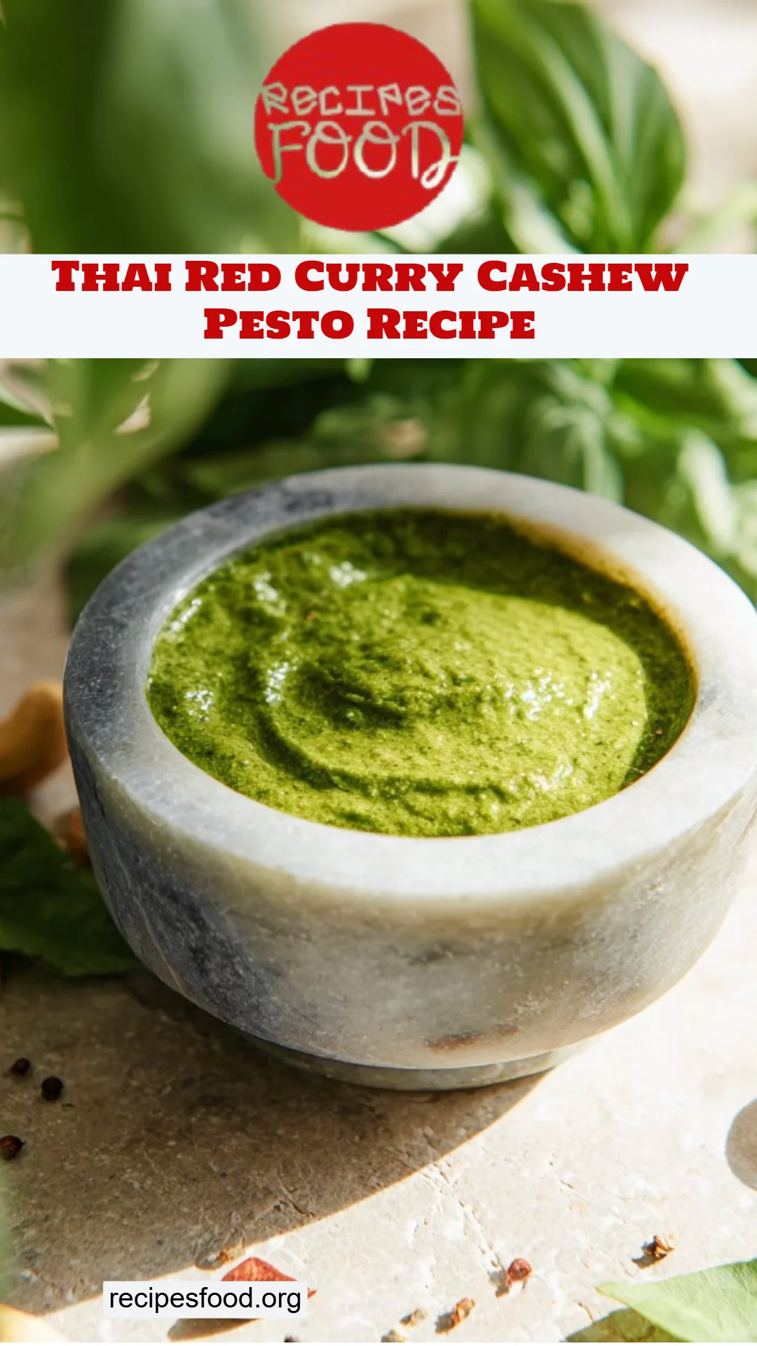 Thai Red Curry Cashew Pesto Recipe