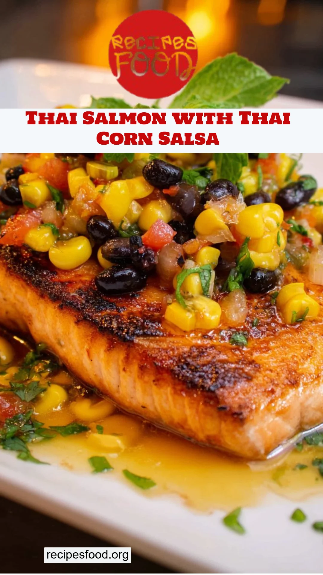 Thai Salmon with Thai Corn Salsa
