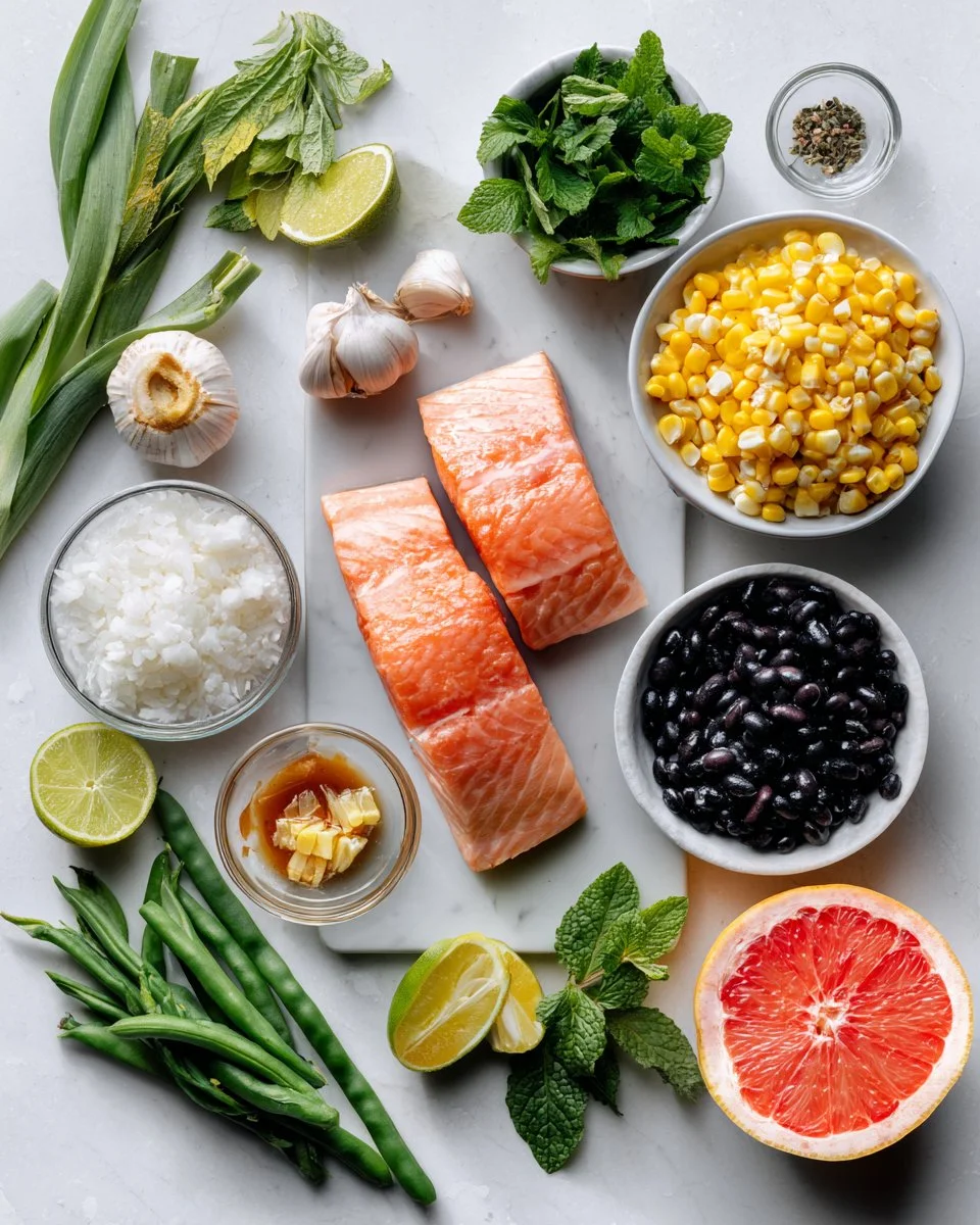 Thai Salmon with Thai Corn Salsa