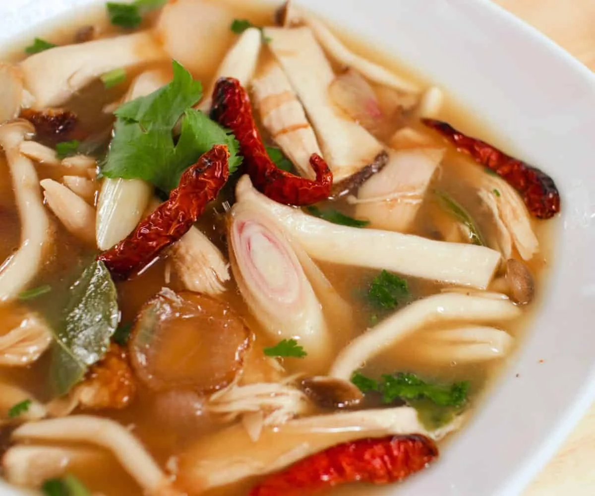 Thai Smoky Hot & Sour Soup Tom Kloang
