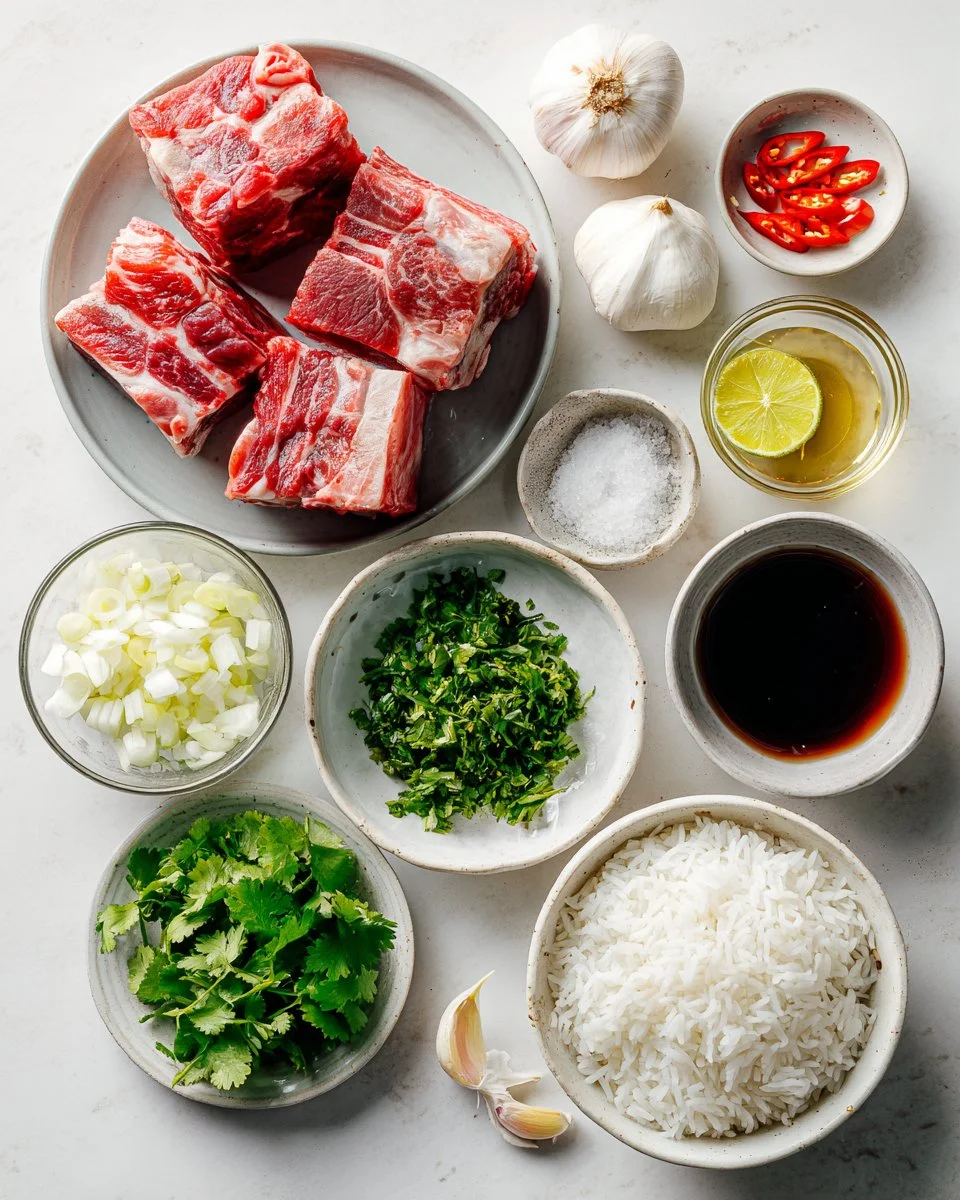 Thai Spicy Pork Bone Soup - 'Leng Saeb'