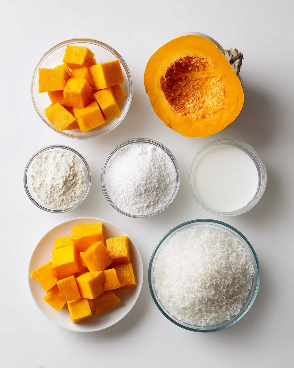 Thai Steamed Pumpkin Cake