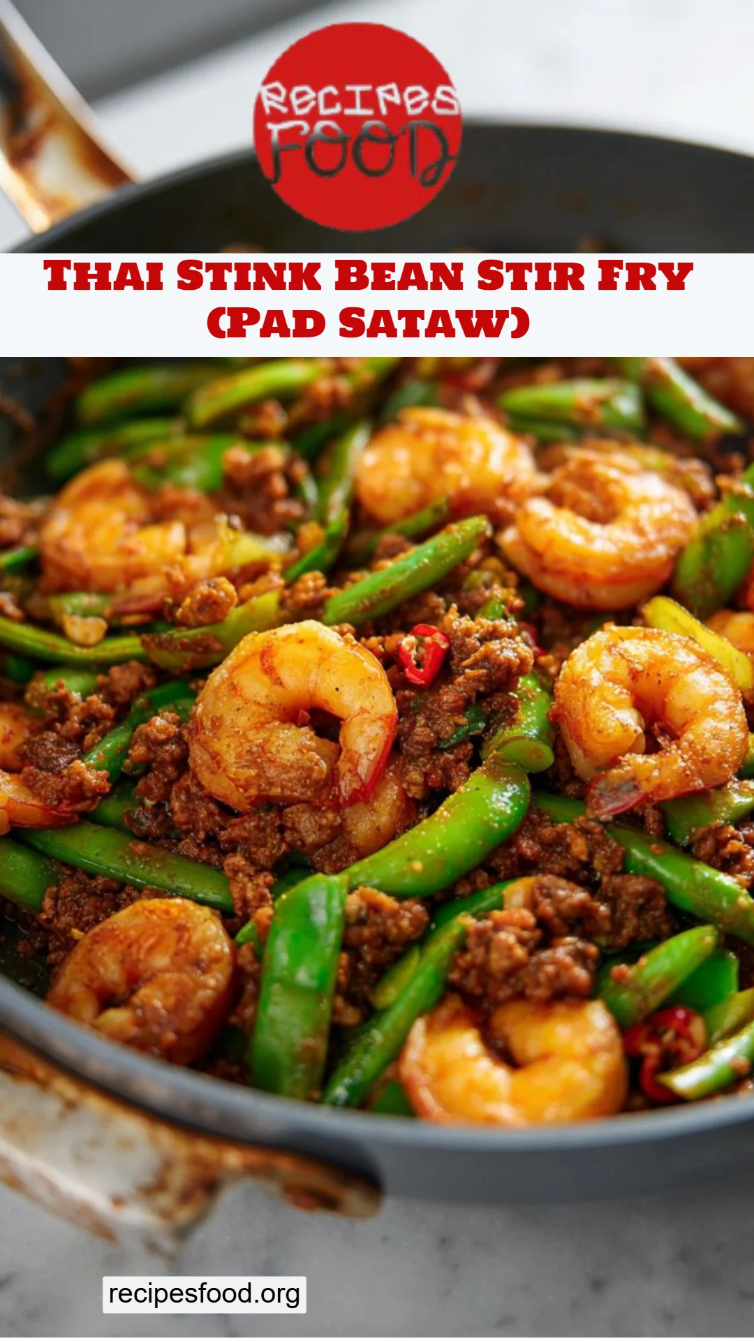 Thai Stink Bean Stir Fry (Pad Sataw)