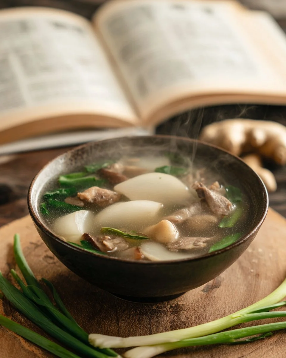 Daikon Soup with Pork Ribs (Thai Style)