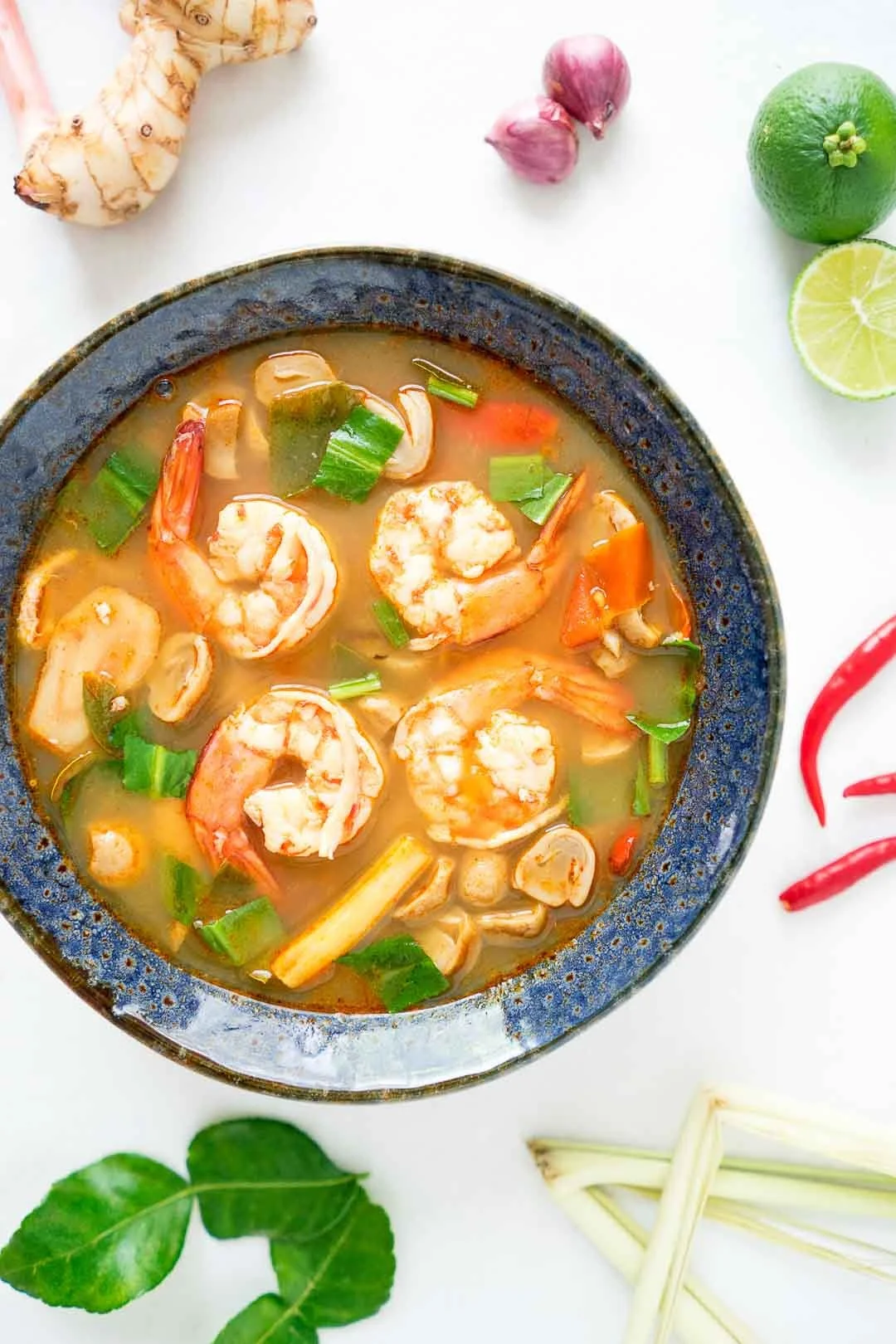 Tom Yum Goong Recipe | Thai Lemongrass Soup with Shrimp
