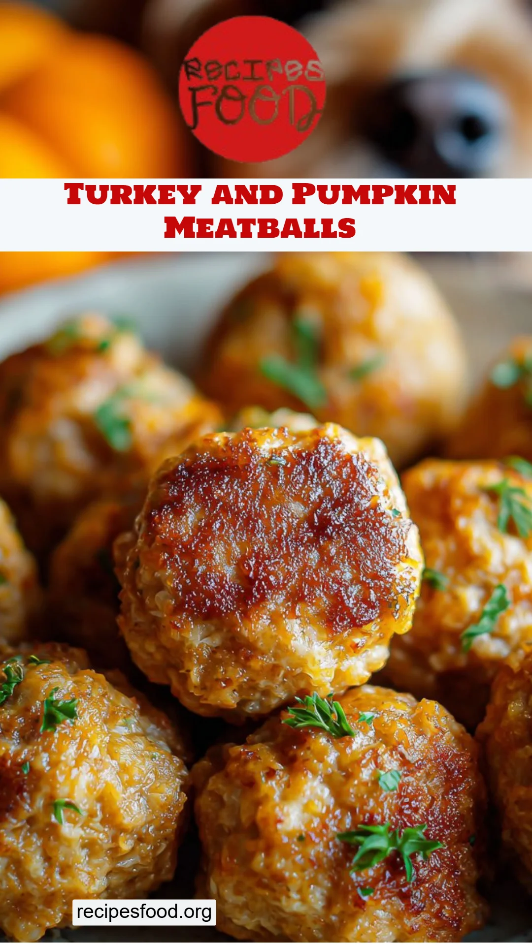 Turkey and Pumpkin Meatballs