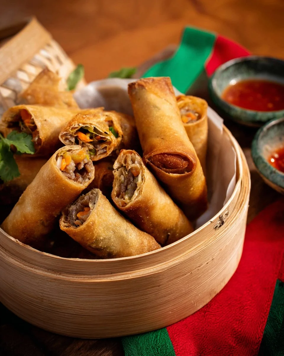 Ultimate Crispy Veggie Spring Rolls