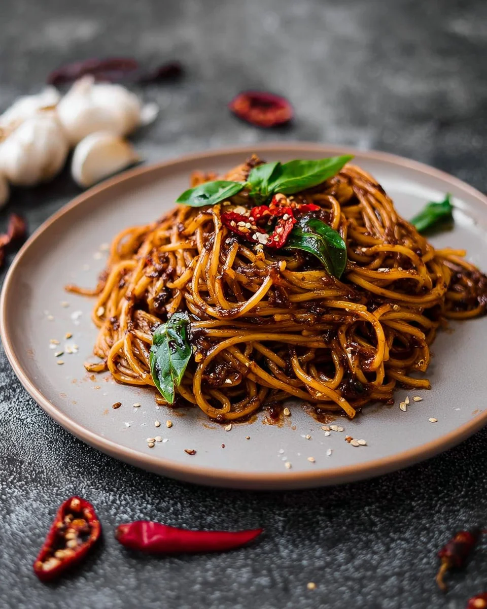 Umami Chili Garlic Noodles
