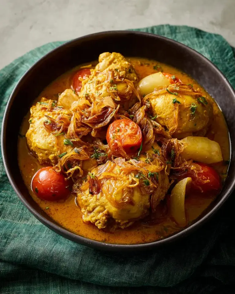 Homemade yellow curry paste with fresh ingredients in a bowl