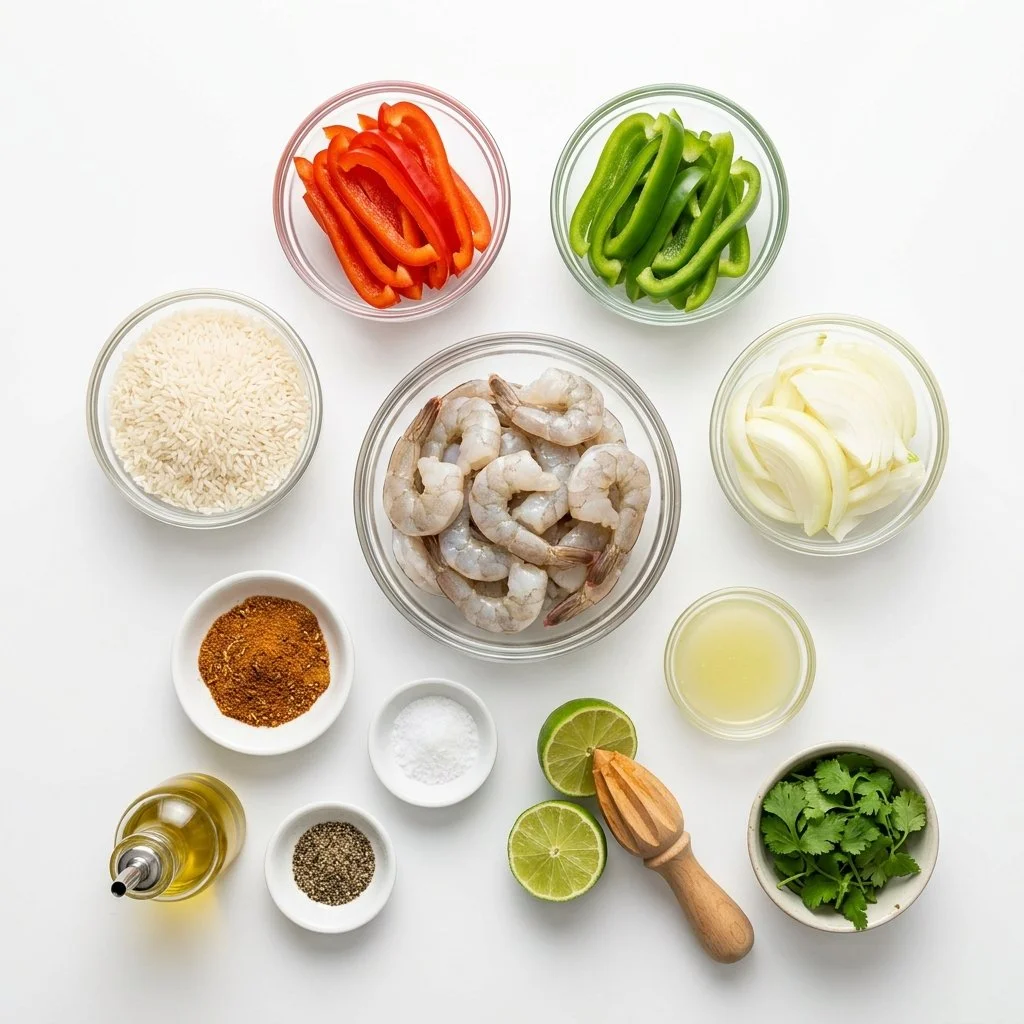 25 Minute Fajita Shrimp Rice Bowls
