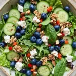 Blueberry Pistachio Spring Salad