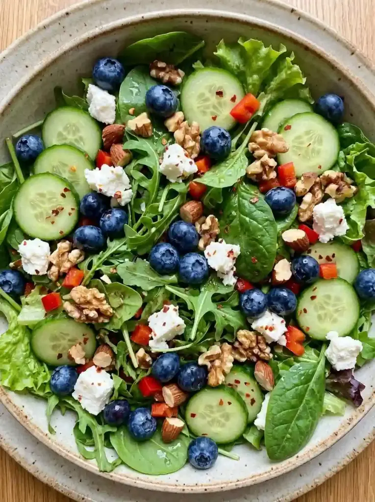 Blueberry Pistachio Spring Salad