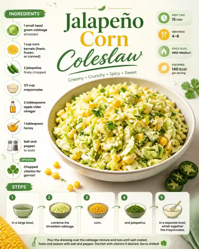 Jalapeño Corn Coleslaw