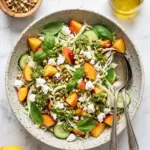 Refreshing Fennel, Peach, and Pesto Salad