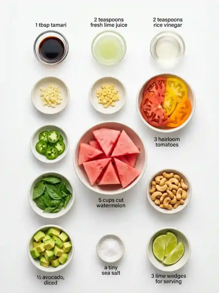 Refreshing Watermelon Tomato Salad