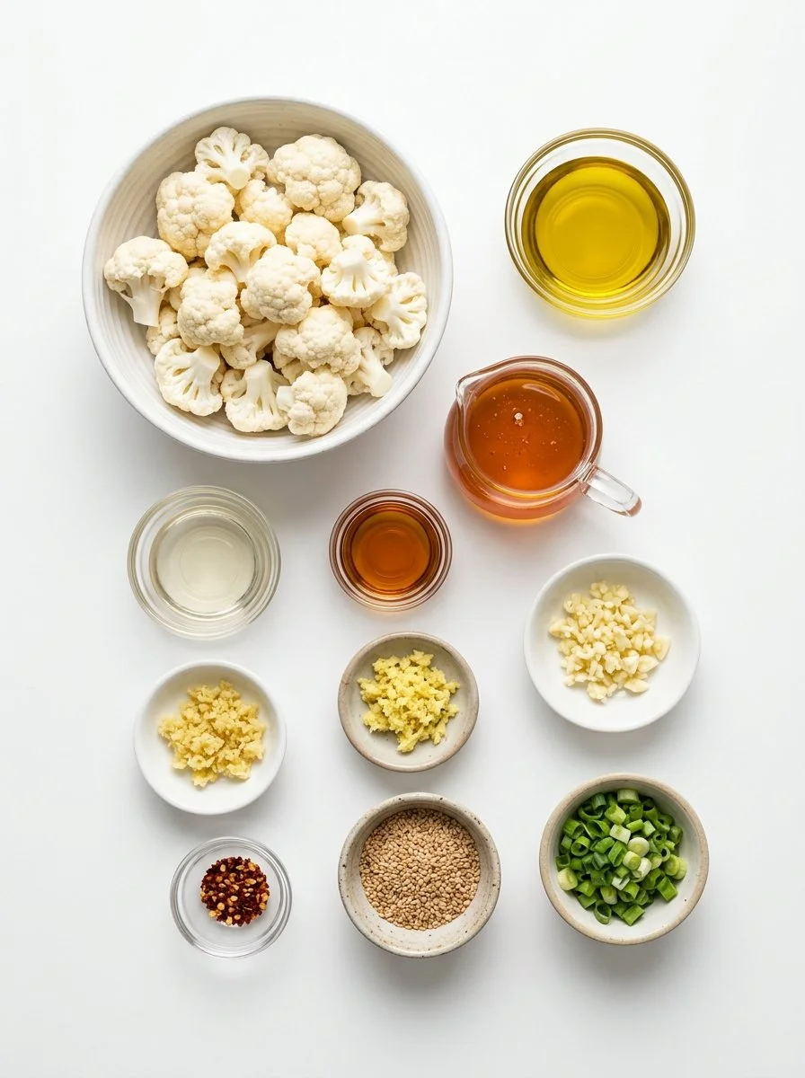 Amazing Sticky Honey Garlic Cauliflower