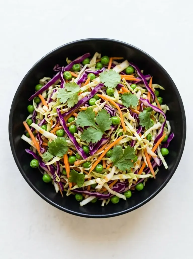 Healthy Asian cabbage stir fry with colorful vegetables in a savory sauce