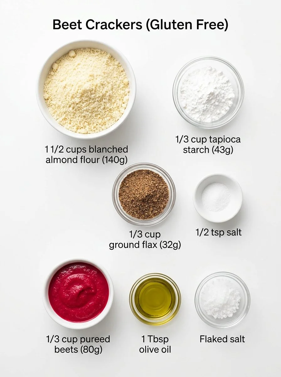 Beet Crackers (Gluten Free)