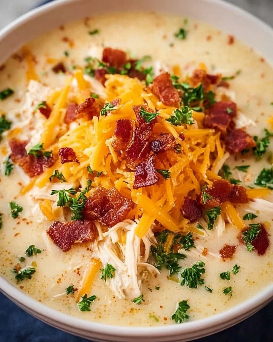 Creamy Keto Chicken Cream Cheese Soup