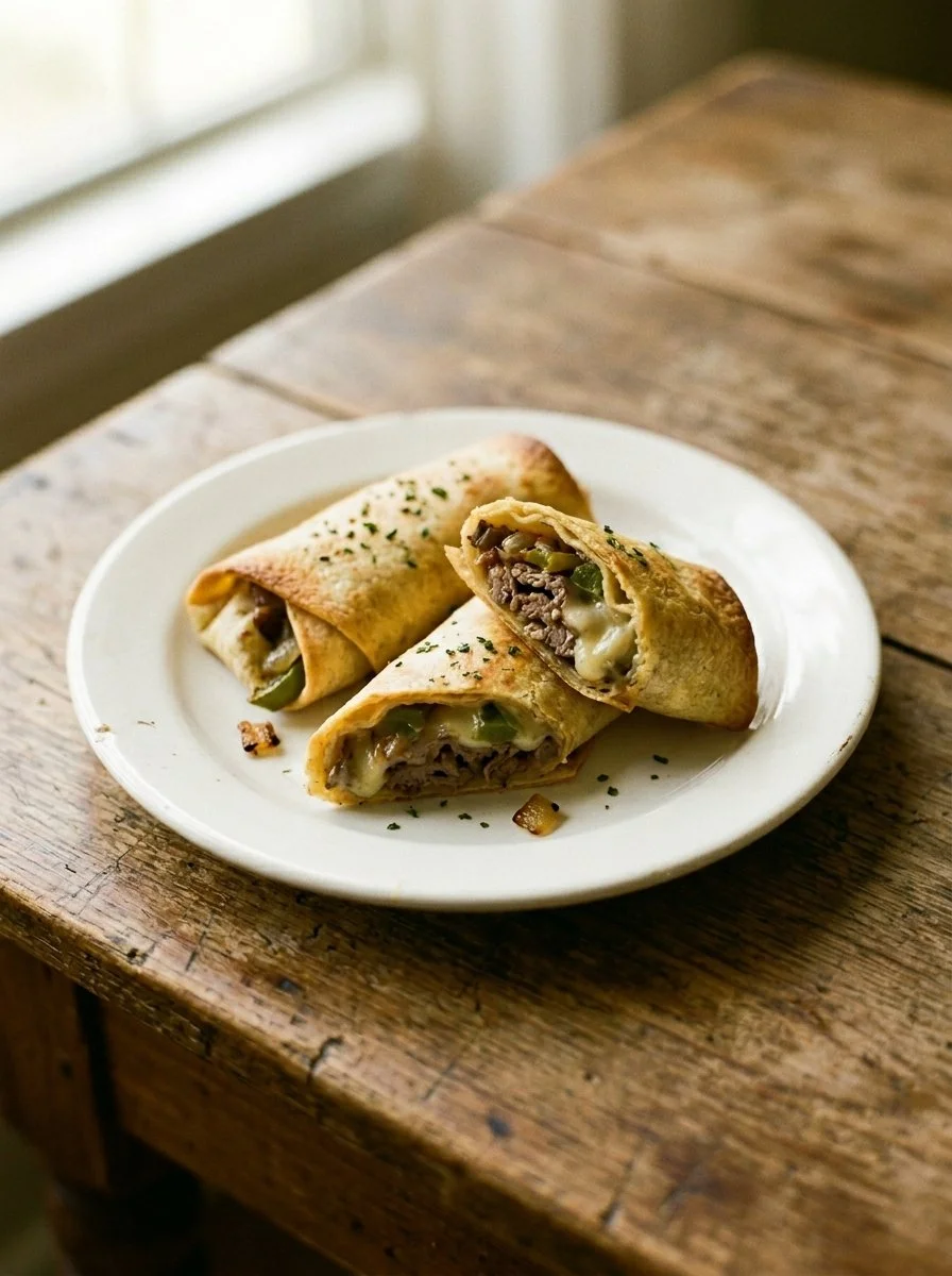 Keto Philly Cheesesteak Rolls