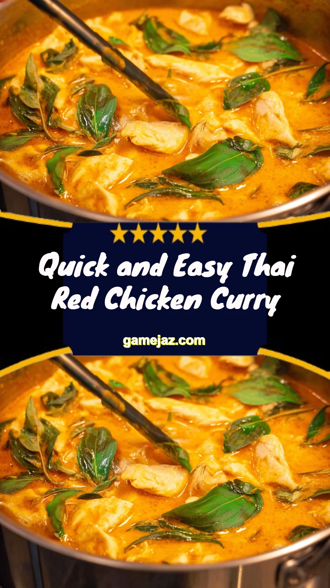 Quick and Easy Thai Red Chicken Curry